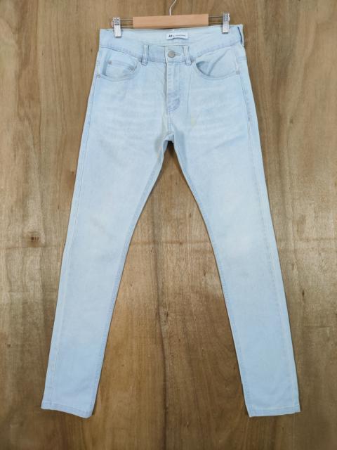 Other Designers Junhashimoto - AZ JUNHASHIMOTO LIGHT BLUE JEANS DENIM PANTS