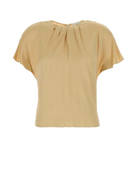 Isabel Marant Isabel Marant Women Cream Satin Sakine Top