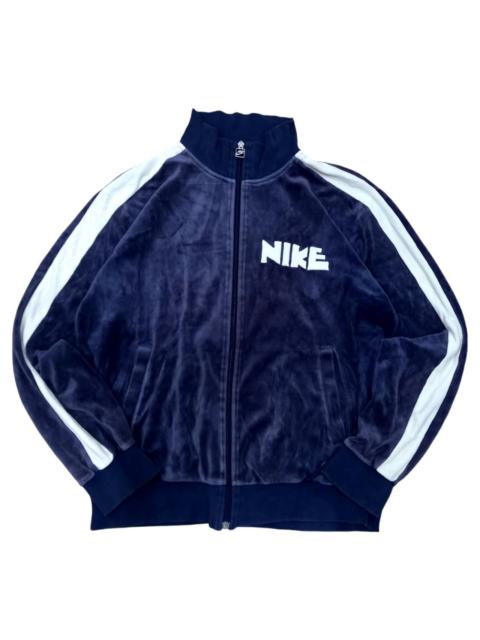 Nike Vintage Y2K Nike Block Velvet Track Jacket