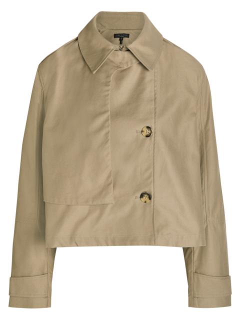 rag & bone Rag & Bone Jamie Cropped Cotton Trench Coat