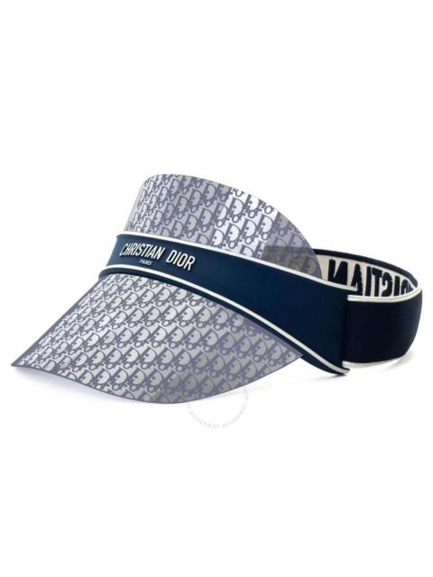 Dior Dior DIORCLUB V1U Blue Logo Visor Ladies Sunglasses CD40041U V1U 00