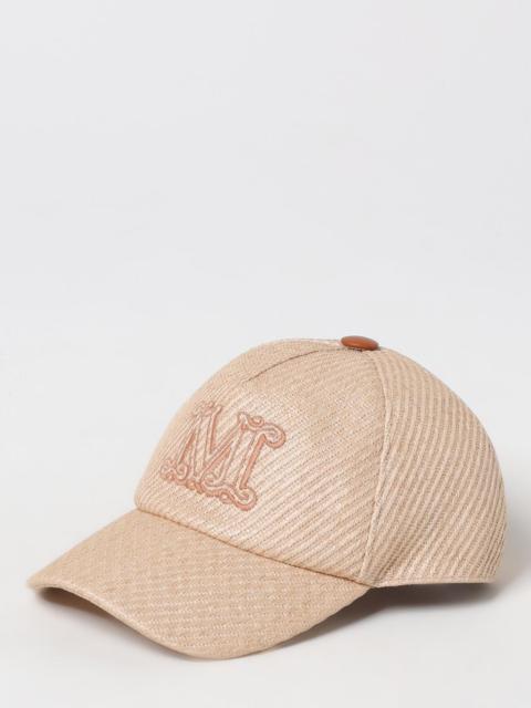 Max Mara Max Mara Women Max Mara Raffia Hat With Embroidered Logo