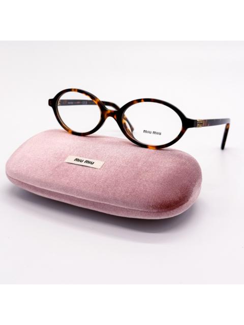 Miu Miu NEW MIU MIU MU01XV EYEGLASSES, MIU MIU WOMEN HAVANA OVAL MU