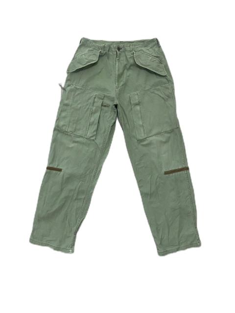 Other Designers Avirex × Marithe + Francois Girbaud - AVIREX CARGO PANTS TACTICAL DESIGN MULTIPOCKET HERRINGBONE