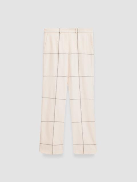 JOSEPH Wool Tartan Morissey Trousers