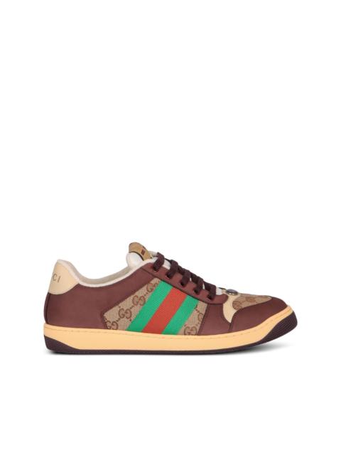 GUCCI GG web strip sneakers