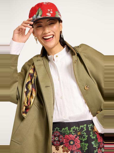 La DoubleJ La DoubleJ Babeball Cap in Honolulu Jacquard Red at Nordstrom