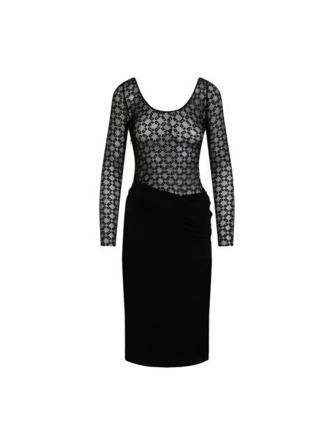 Givenchy Givenchy Women Black Viscose Blend Polo Dress