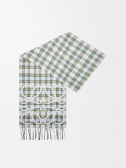 Loewe Anagram scarf in silk and cashmere