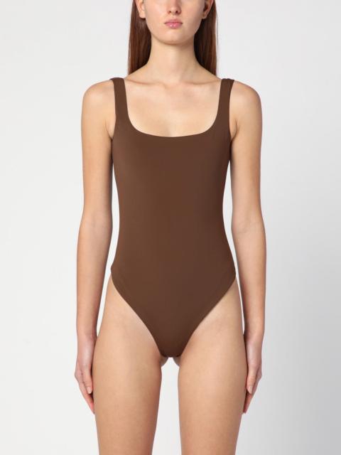 entire studios Brown nylon-blend bodysuit