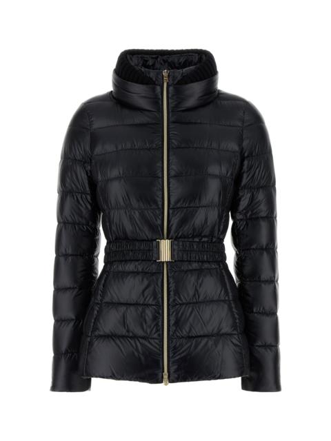 Herno Black nylon down jacket