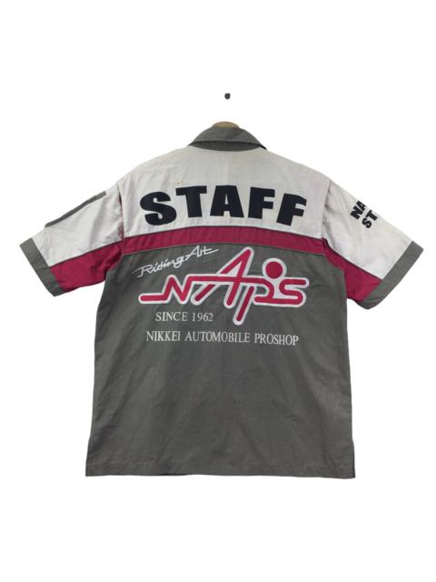 Other Designers Vintage - Vtg 90’ NIKKEI AUTOMOBILE PROSHOP Riding Art Sweater Staff