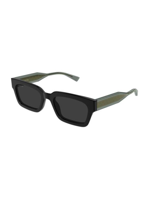 GUCCI Gucci Grey Pilot Men's Sunglasses GG2069S 001 53