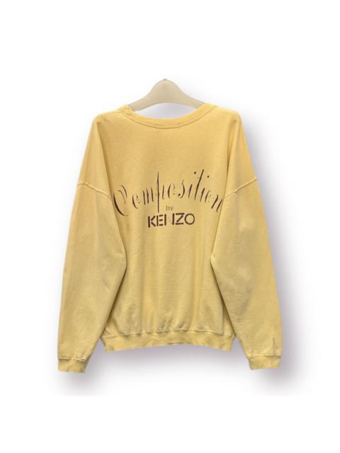 Other Designers 🔥 Vintage 90's Composition by Kenzo Distressed Sweatshirt