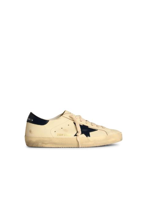 Golden Goose Golden Goose Super-Star Classic Sneakers In White Nappa Leather Men