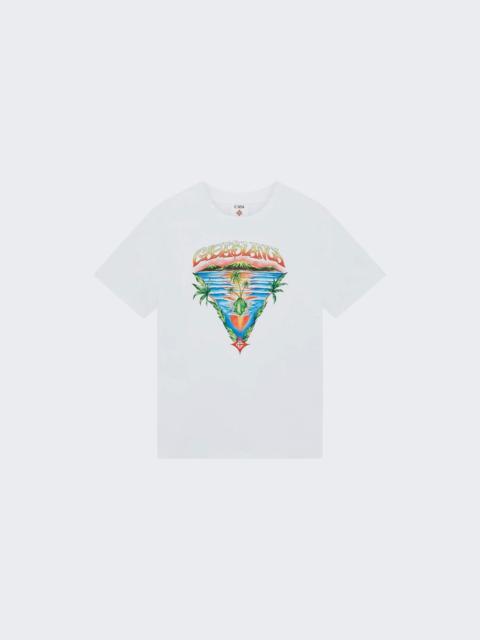 CASABLANCA Innocence Triangle Classic Tee White
