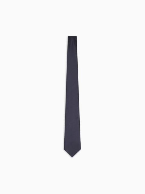 EMPORIO ARMANI OTTOMAN-STYLE PURE SILK TIE