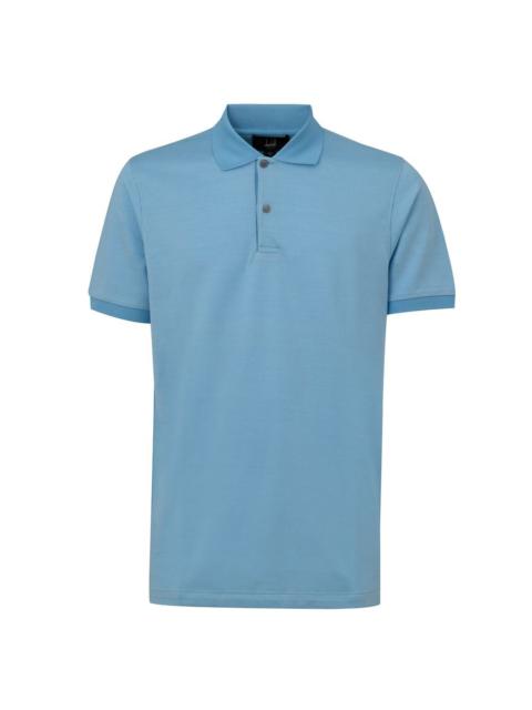 Dunhill - Light Blue Cotton Polo Shirt