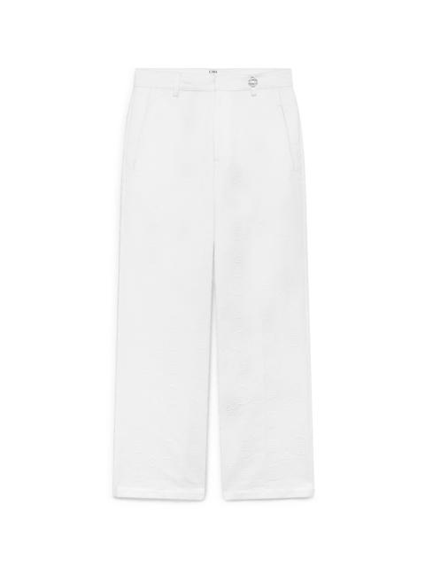 CASABLANCA White Monogram Chino Trousers
