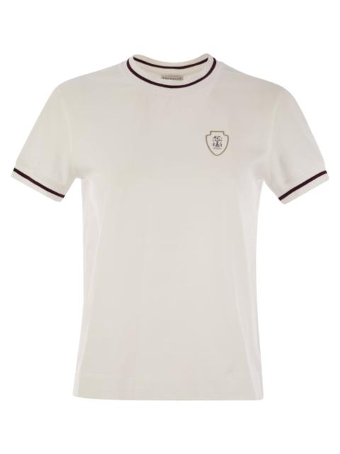 Brunello Cucinelli Brunello Cucinelli Women Cotton Jersey T-Shirt With Logo