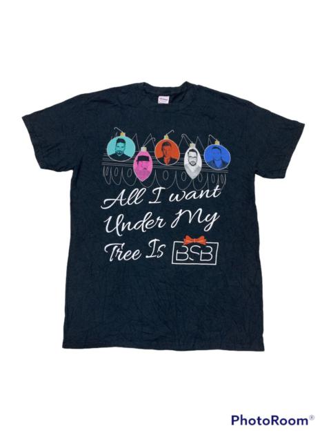 Other Designers Band Tees - BACKSTREET BOYS ALL I WANT UNDER MY TREE IS BSB