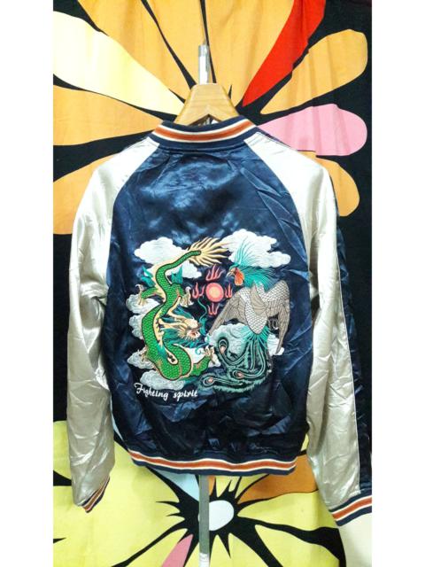 Other Designers Japanese Brand - SUKAJAN GREEN DRAGONS EMBROIDERY AND PATCHES