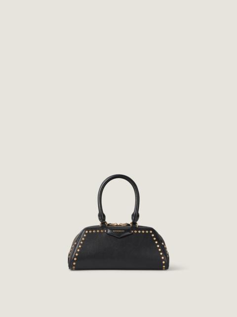 Givenchy MINI ANTIGONA EAST-WEST BAG IN BOX LEATHER WITH STUDS DETAIL