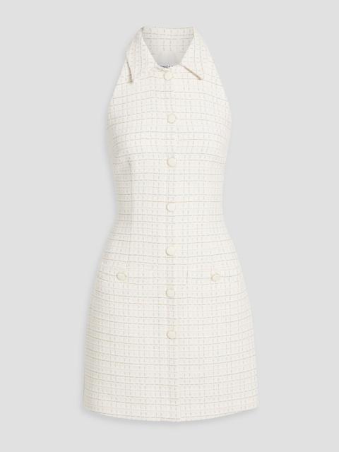 VERONICA BEARD Roxanne cotton-tweed mini dress