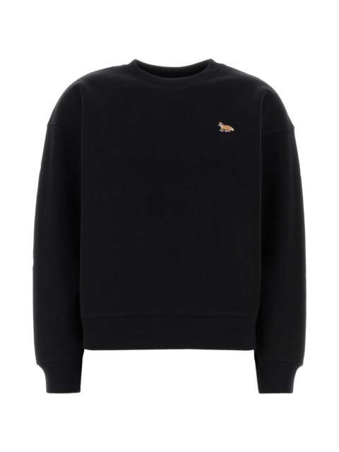 Maison Kitsuné Black Cotton Sweatshirt