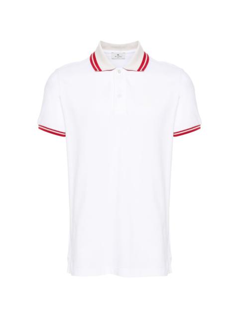 Etro Pegaso-embroidered polo shirt