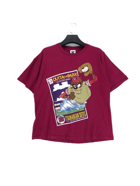 Other Designers Vintage - 93' Tazmania Mirror Print Tasmanian Devil Baseball #2683-29