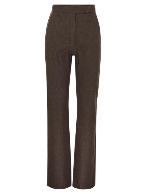 Max Mara Maxmara Women Galizia - Slim Fit Cotton Trousers