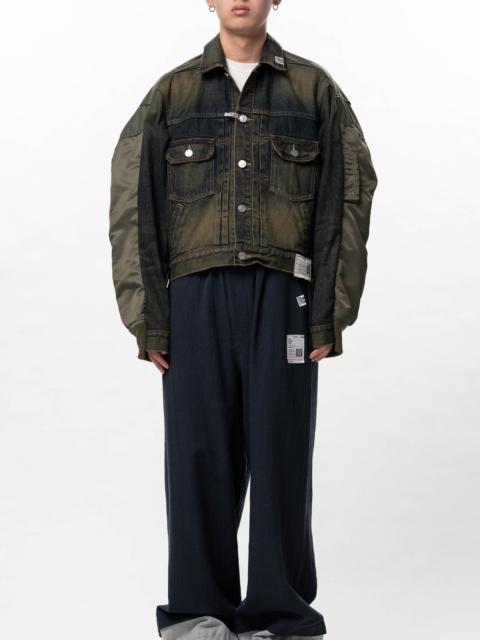 Maison MIHARAYASUHIRO Front Back Combined Denim Jacket