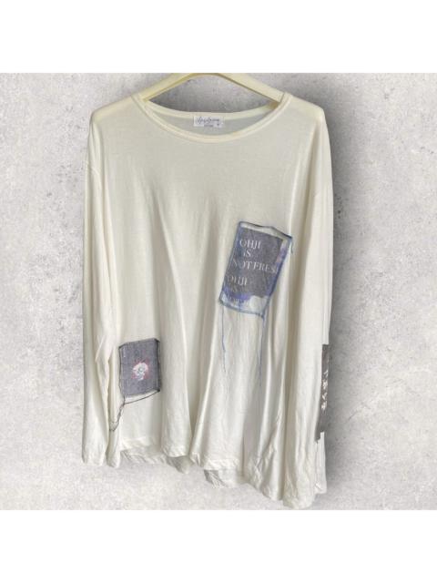 Yohji Yamamoto SS19 Patchwork L/S T Shirt