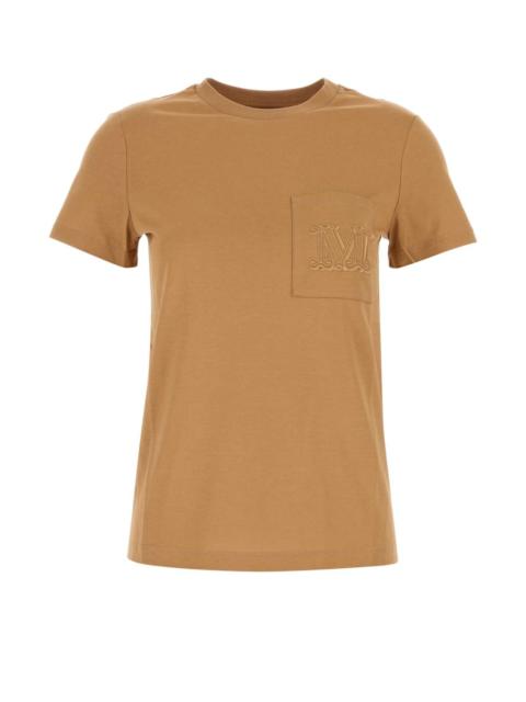 Max Mara Max Mara Women Camel Cotton Papaia T-Shirt