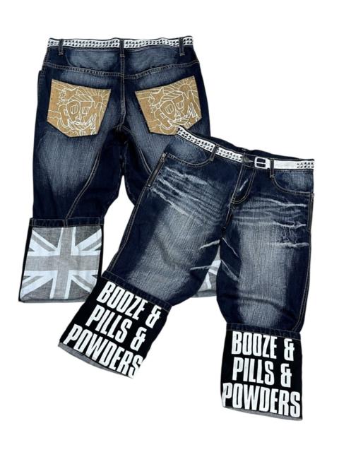 PPFM 🔥PPFM Booze Pills Powders Cropped Denim Archive Grail