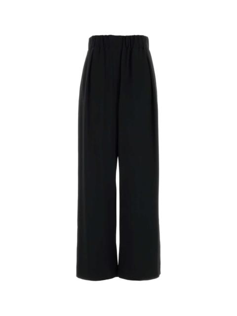 Jil Sander Jil Sander Women Black Crepe Wide-Leg Pant