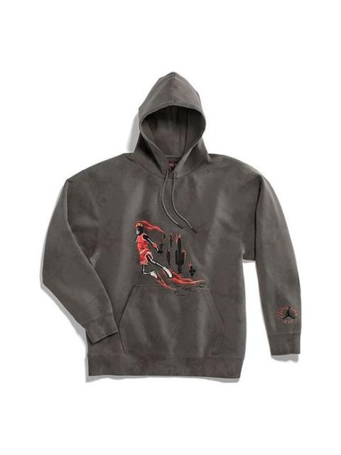 Jordan Air Jordan x Cactus Jack by Travis Scott Washed Suede Hoodie 'Iron Grey' CN3422-068