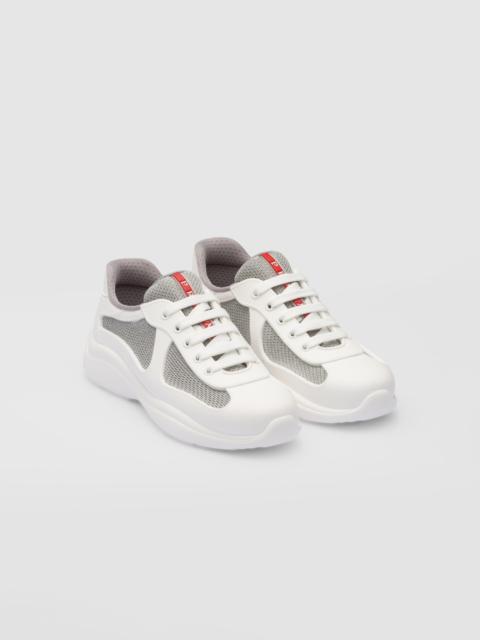 Prada Prada America's Cup Soft rubber and bike fabric sneakers