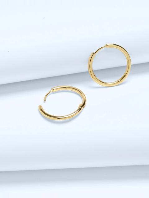 Madewell Demi-Fine Medium Hoop Earrings