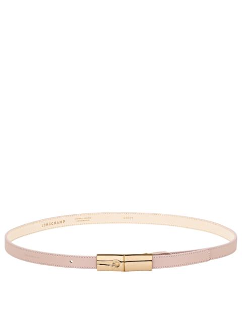 Longchamp Le Roseau Ladies' belt Petal Pink - Leather