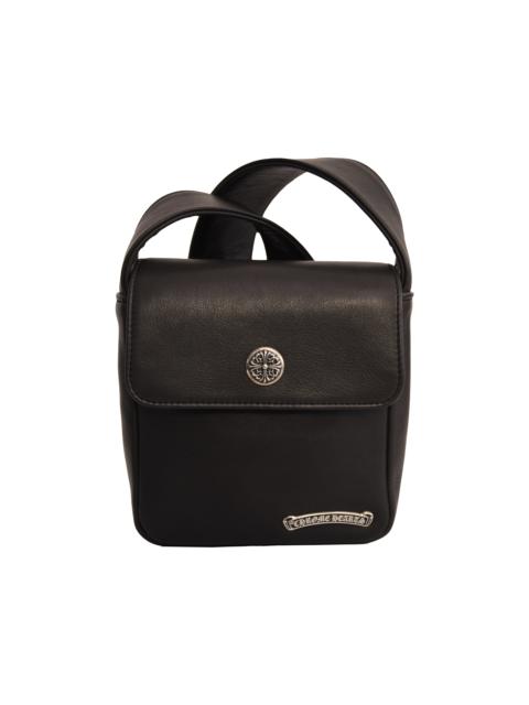 Chrome Hearts Chrome Hearts Floral Ball Button With Hot Pot Leather Shoulder Bag Black