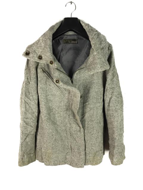 Other Designers Japanese Brand - JEANASIS WOOL WINTER HERRINGBONE RAG JACKET