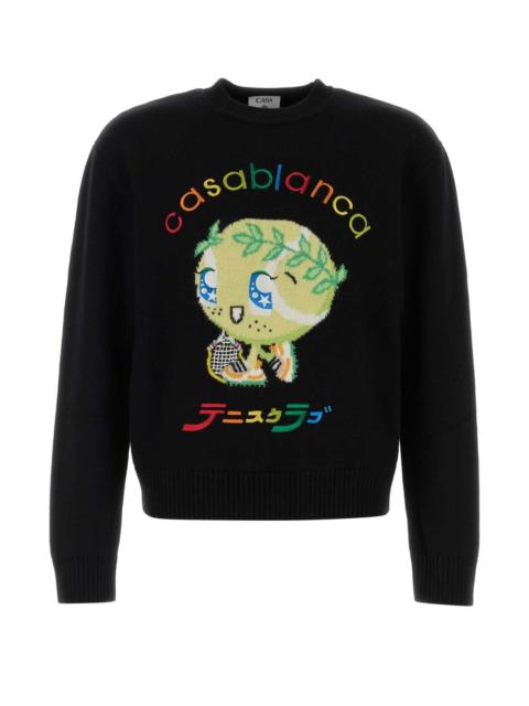 CASABLANCA Casablanca Men Black Wool Sweater