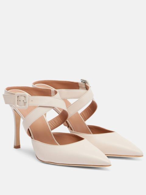 MALONE SOULIERS Evelyn 90 leather mules