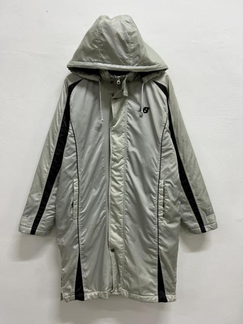 New Balance Embroidered New Balance Long Jacket With Hoodie