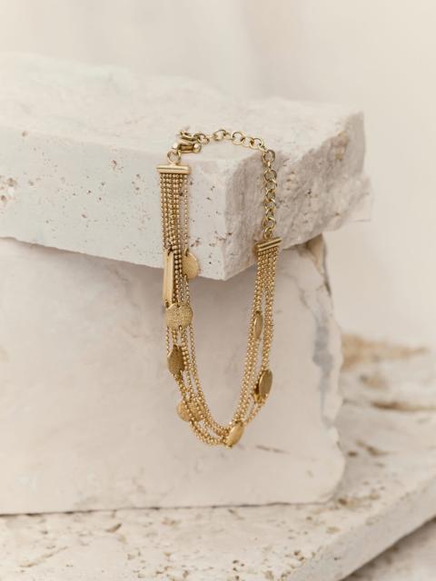 Brunello Cucinelli 18k Gold bracelet with 0.015ct Diamond