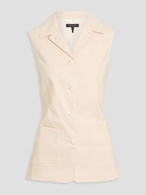 rag & bone Drea linen-blend vest