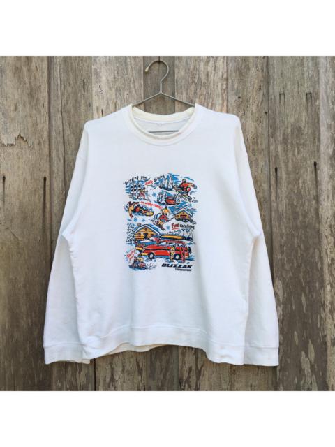 Other Designers Sports Specialties - VTG Blizzak Bridgestone Winter Sports Animated Sweatshirt