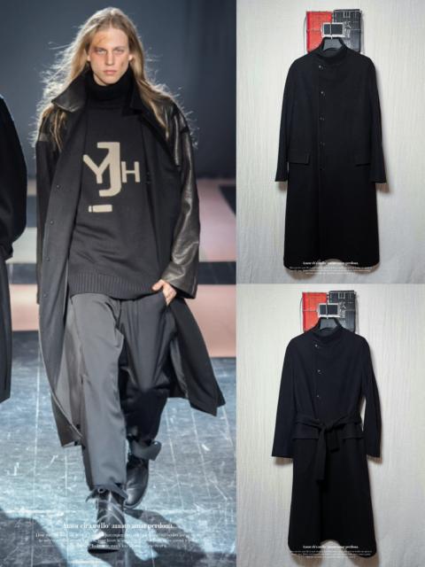 Yohji Yamamoto Yohji Yamamoto 15AW Flannel Stand Collar Coat